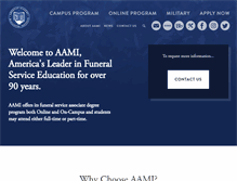 Tablet Screenshot of funeraleducation.org